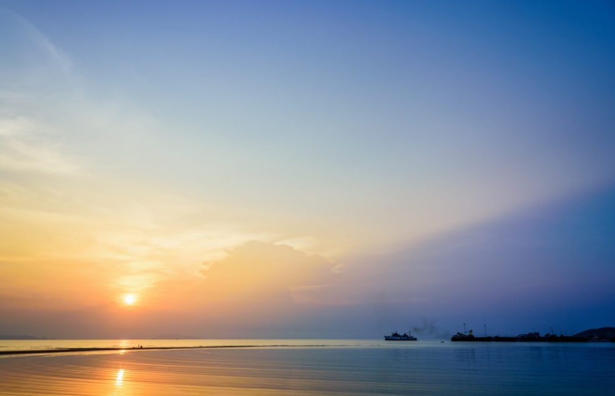 Sunset in Nathon Beach