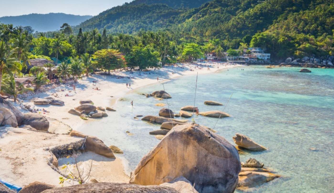 Silver Beach is Shaped Like a Crescent